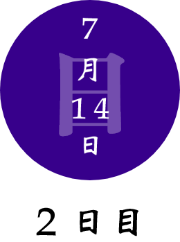 7月14日　2日目